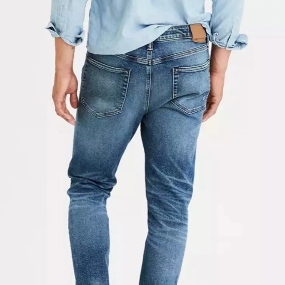 AMERICAN EAGLE 30 x 29.5  Next Level Airflex Jeans Slim Stretch Mens (32x32 Tag)